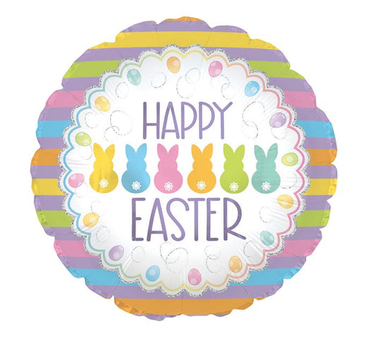 HAPPY EASTER PEEPS 18" MYLAR