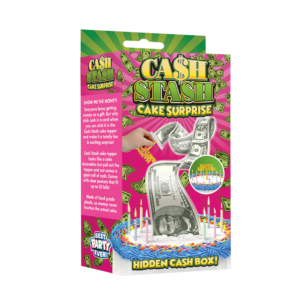 CASH STASH CAKE SURPRISE