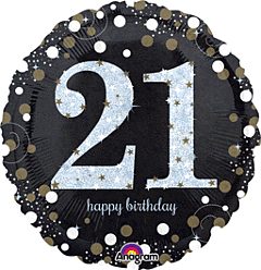SPARKLING CELEB 21 18" MYLAR