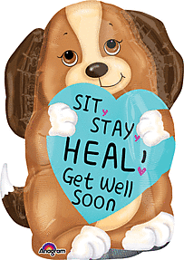 SIT STAY HEAL PUPPY 24" MYLAR