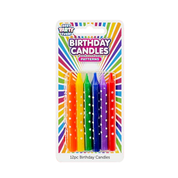 BDAY CANDLES - POLKA DOTS