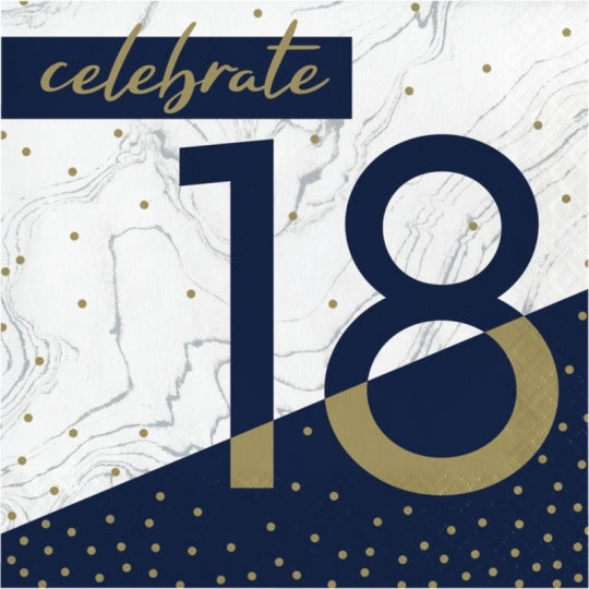 18 NAVY & GOLD LN