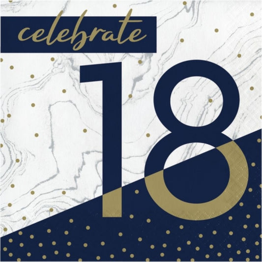 18 NAVY & GOLD LN