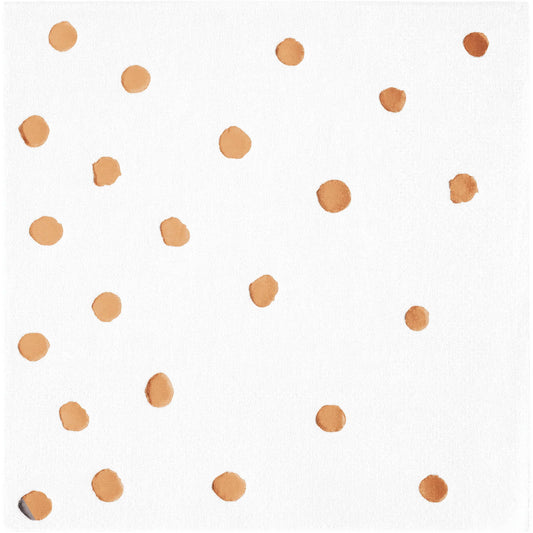 BN WHITE W/ ROSE GOLD DOTS