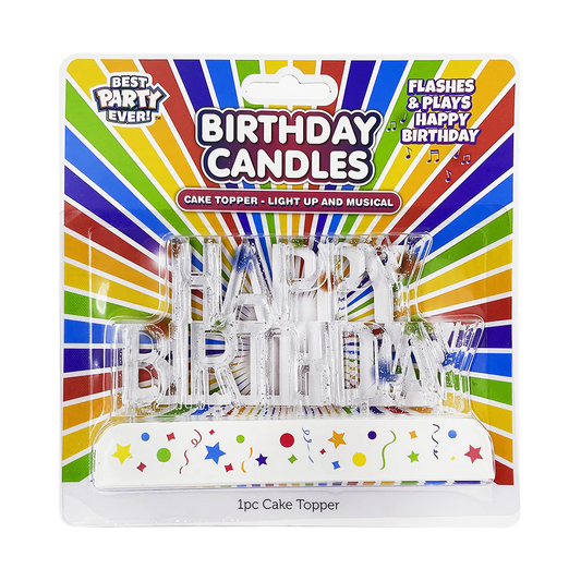 CAKE TOPPER LIGHT UP BDAY