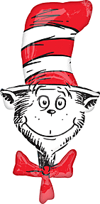 42" DR SEUSS SHAPE MYLAR