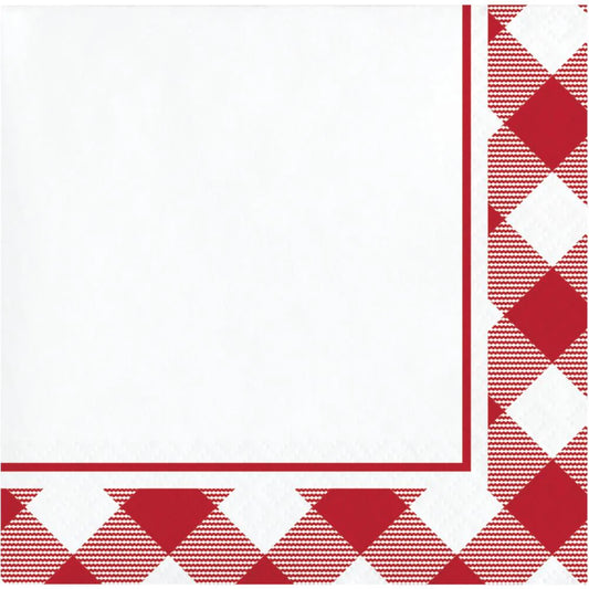 CLASSIC GINGHAM RED/WHT BN