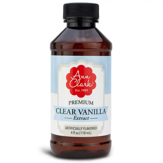 ANN CLARK FLAVORING 4OZ CLEAR VANILLA
