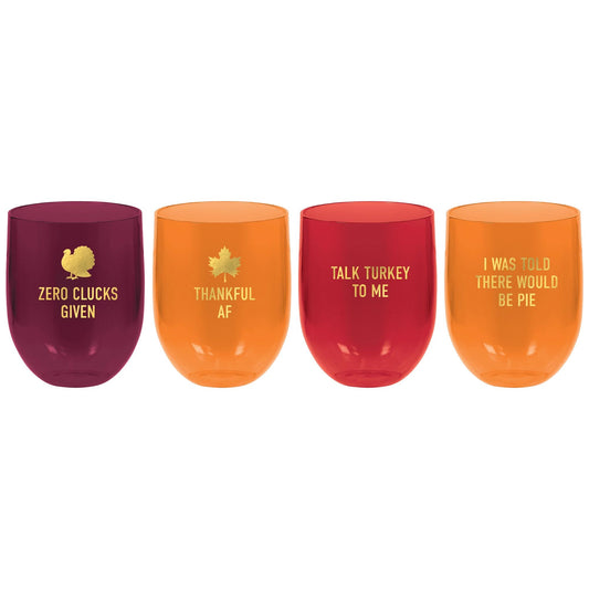 FRIENDSGIVING WINE GLASSES 4PK