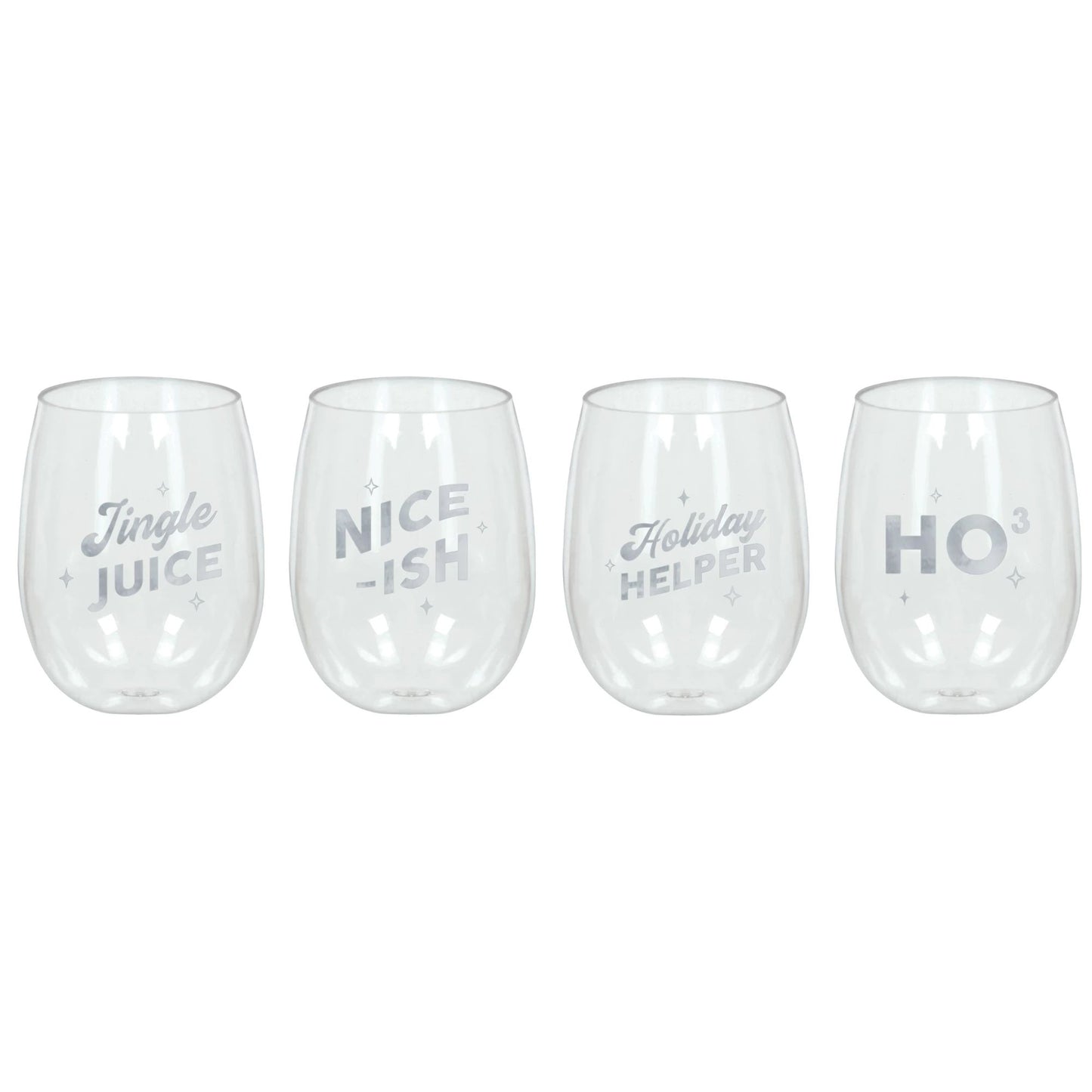 STEMLESS GLASSES XMAS HO3