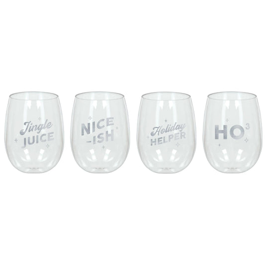 STEMLESS GLASSES XMAS HO3