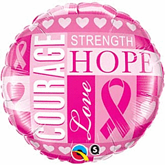 BREAST CANCER INSPIR 18" MYLAR