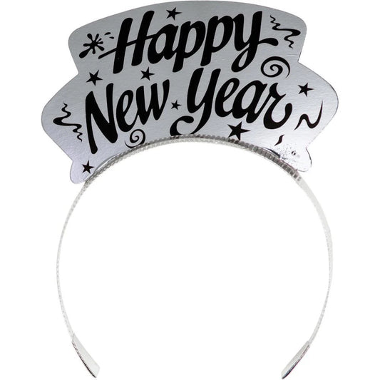 GLD/SLV NEW YEARS TIARAS 6CT