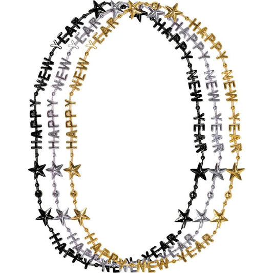 HAPPY NEW YEAR BEADS 3CT