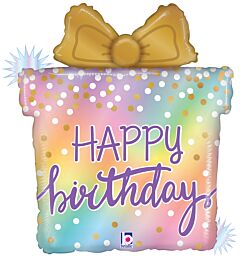 OPAL BDAY PRESENT 27" MYLAR