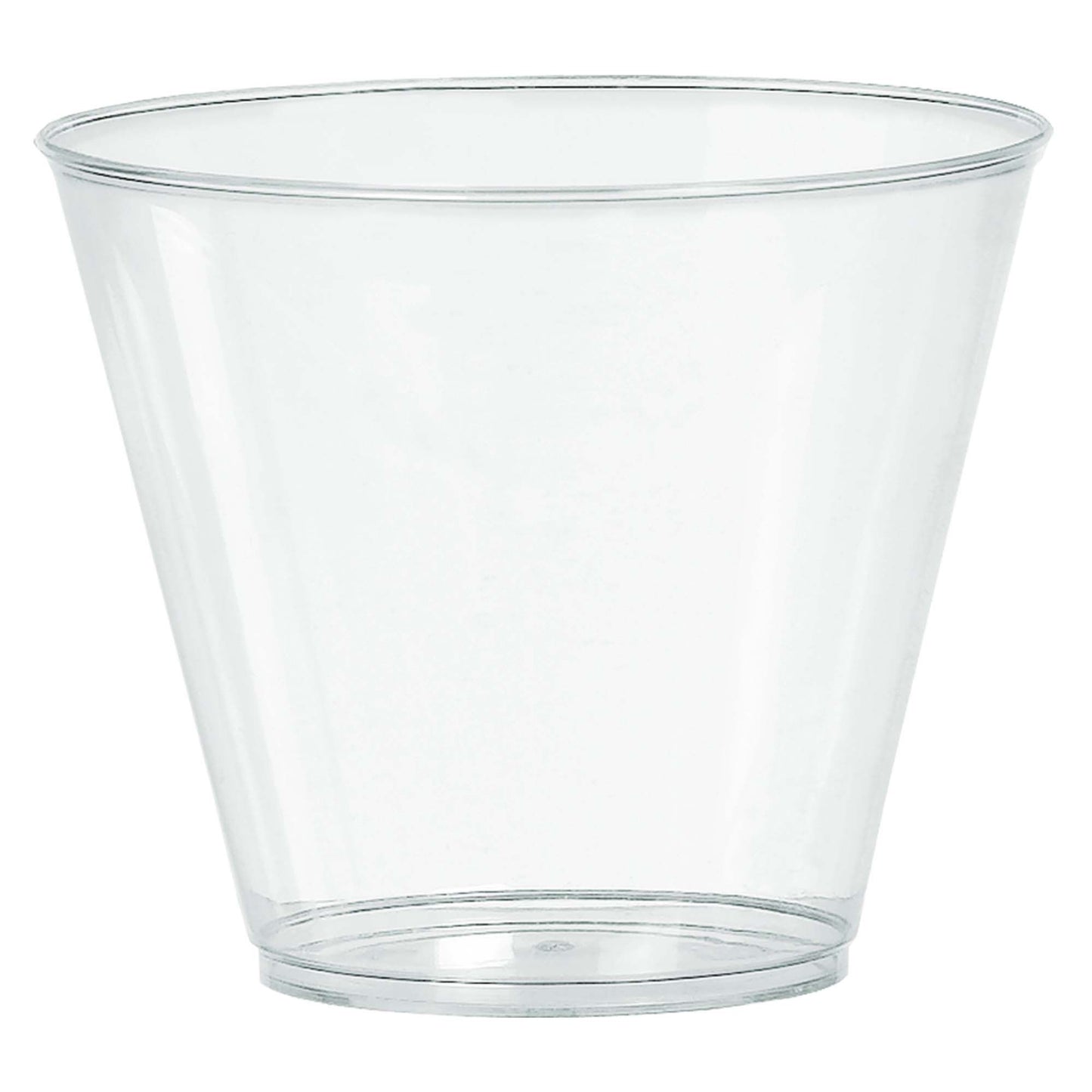 9 OZ CLEAR PLASTIC CUPS