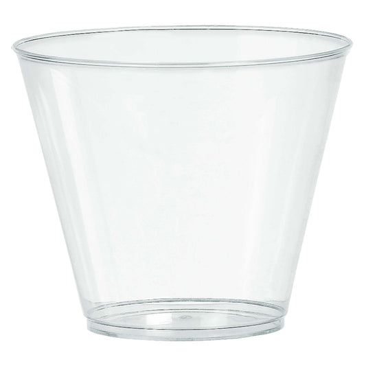 9 OZ CLEAR PLASTIC CUPS