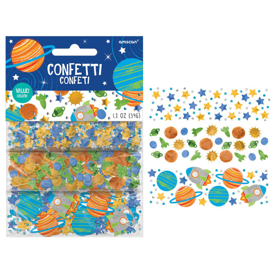 BLAST OFF BIRTHDAY CONFETTI