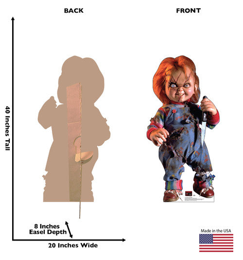 CHUCKY W/ KNIFE CB STANDUP - BRIDE OF CHUCKY