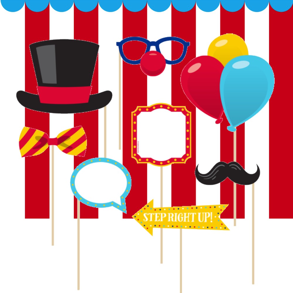 PHOTO BOOTH KIT CARNIVAL