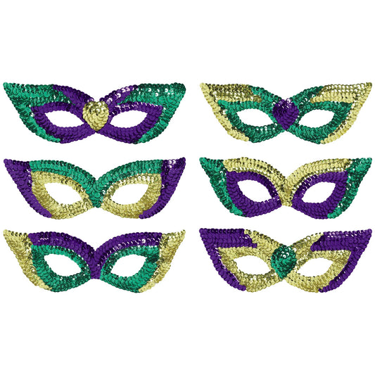 SEQUIN PARTY MASKS