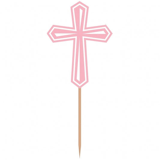 COMMUNION PARTY PICKS PINK