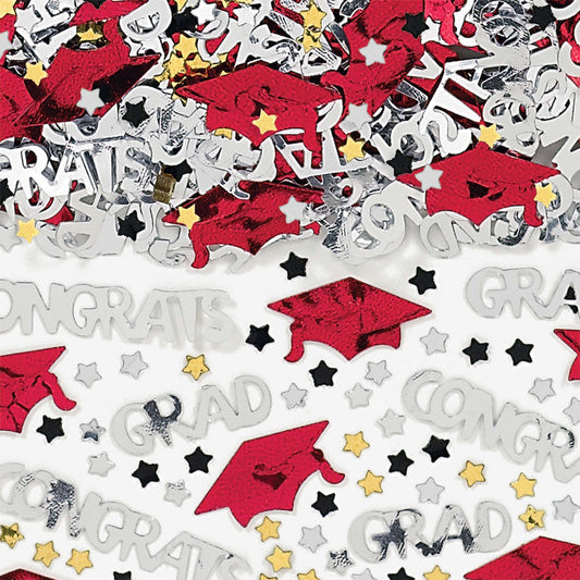 GRAD CONFETTI - RED