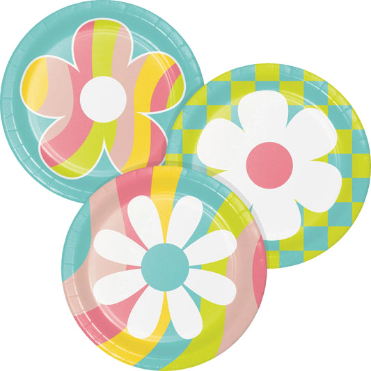 FLOWER POWER 7" PPR PLATE