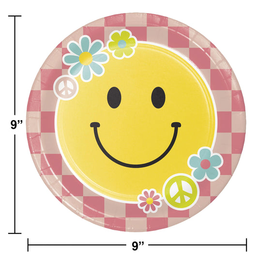 FLOWER POWER 9" PPR PLATE