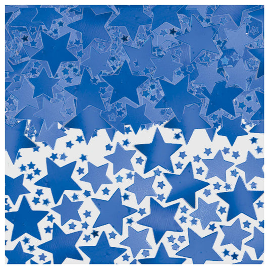BLUE STAR CONFETTI