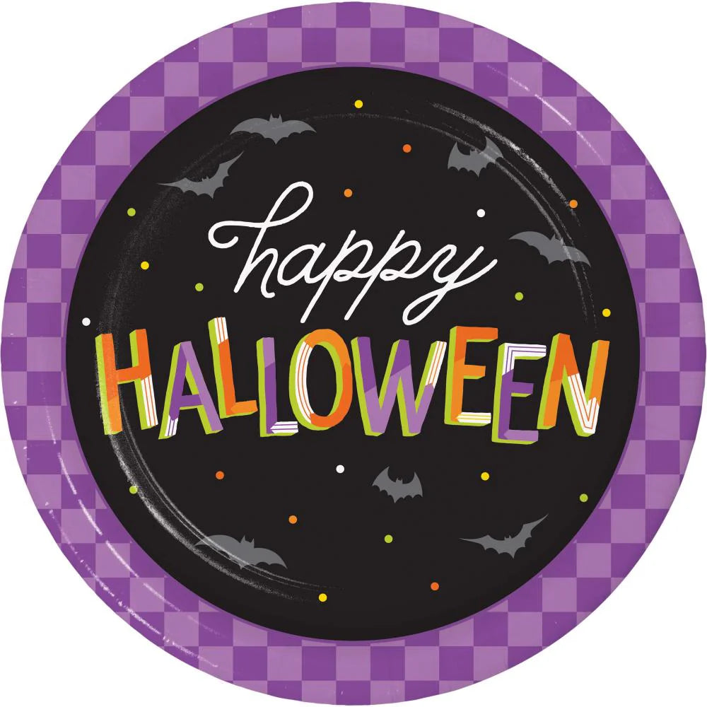 RETRO HALLOWEEN 9" PPR PLATES