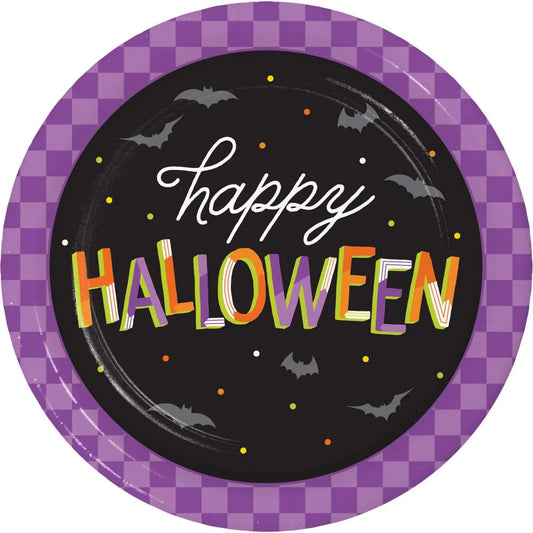 RETRO HALLOWEEN 9" PPR PLATES