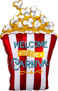 CARNIVAL POPCORN 29" MYLAR