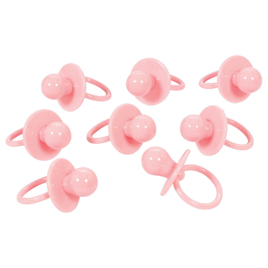 LARGE PACIFIERS PINK