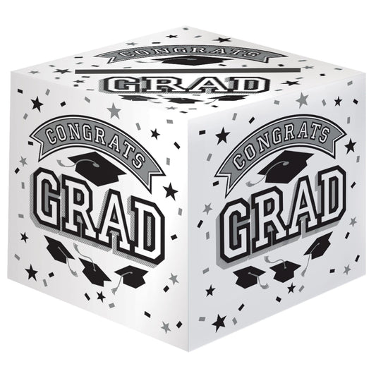 WHITE GRAD CARDHOLDER BOX