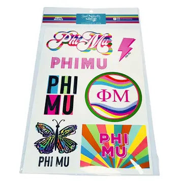 SORORITY VINYL DECAL SHEETS
