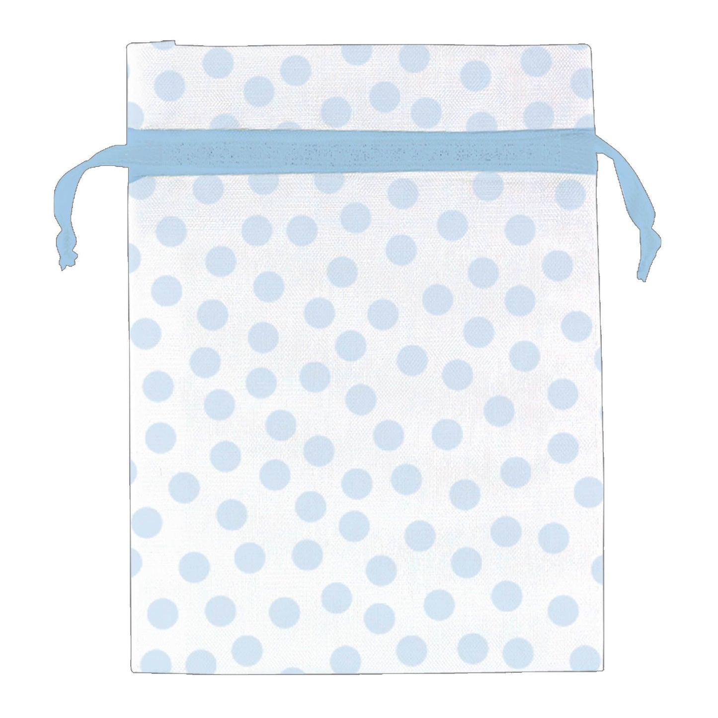 BLUE DOT ORGANZA BAGS