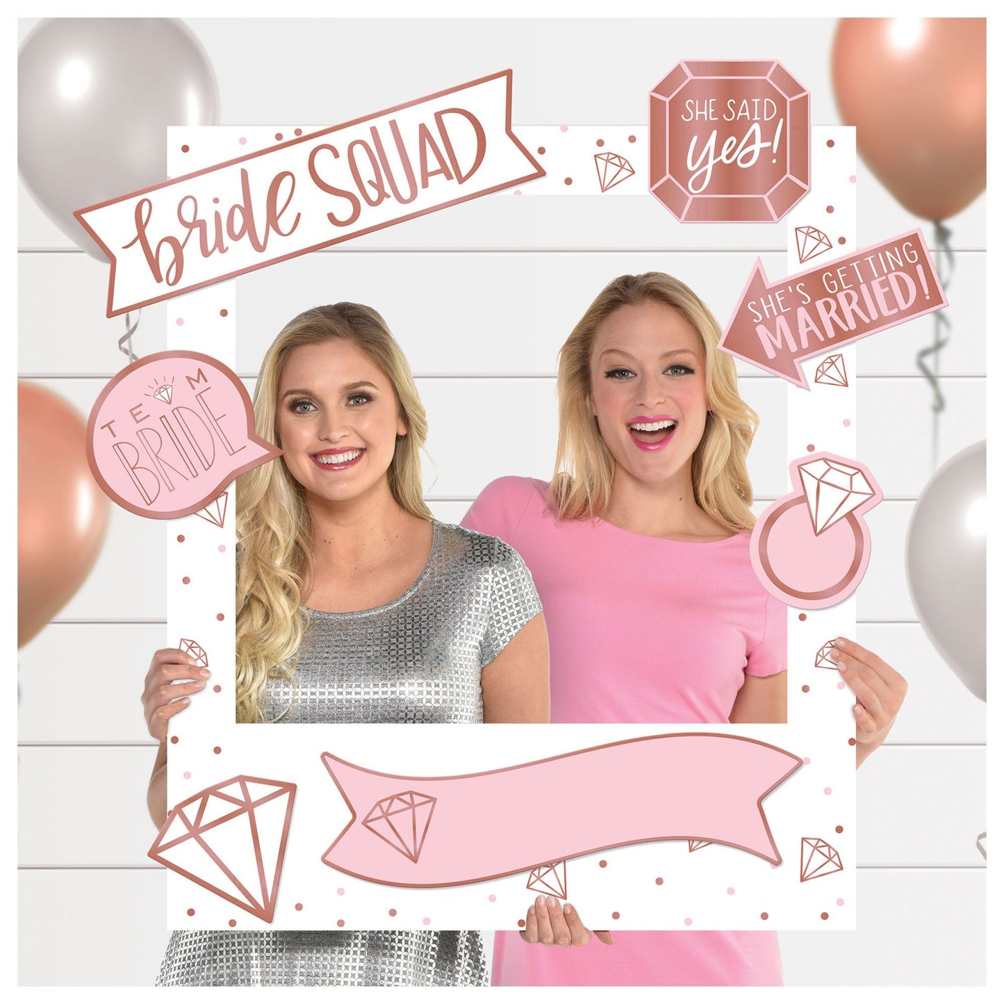 BLUSH WEDDING SELFIE PHOTO FRAM
