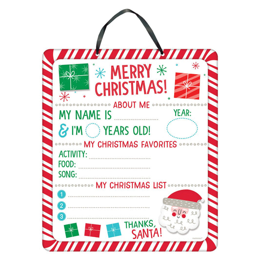 CHILD XMAS WISHES PHOTO PROP