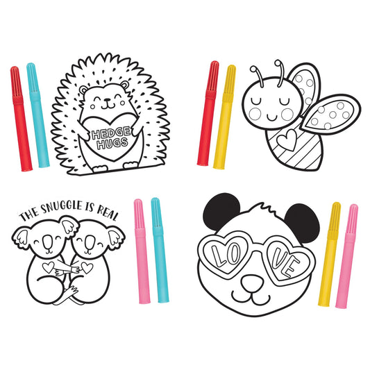 VALENTINE FUZZY ART SETS
