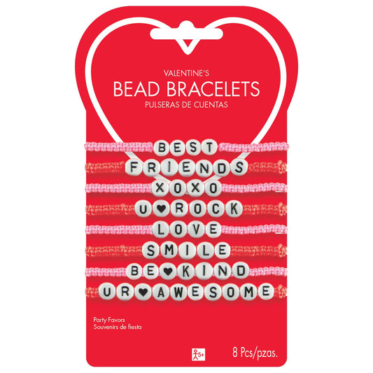 VALENTINE BEAD BRACELETS