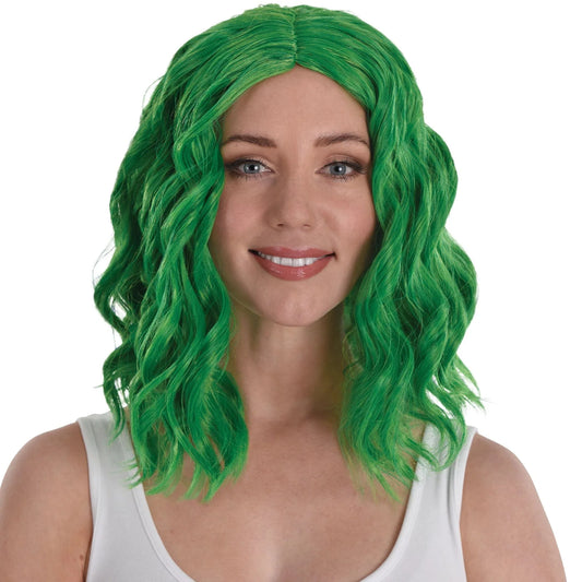 GREEN BODY WAVE WIG