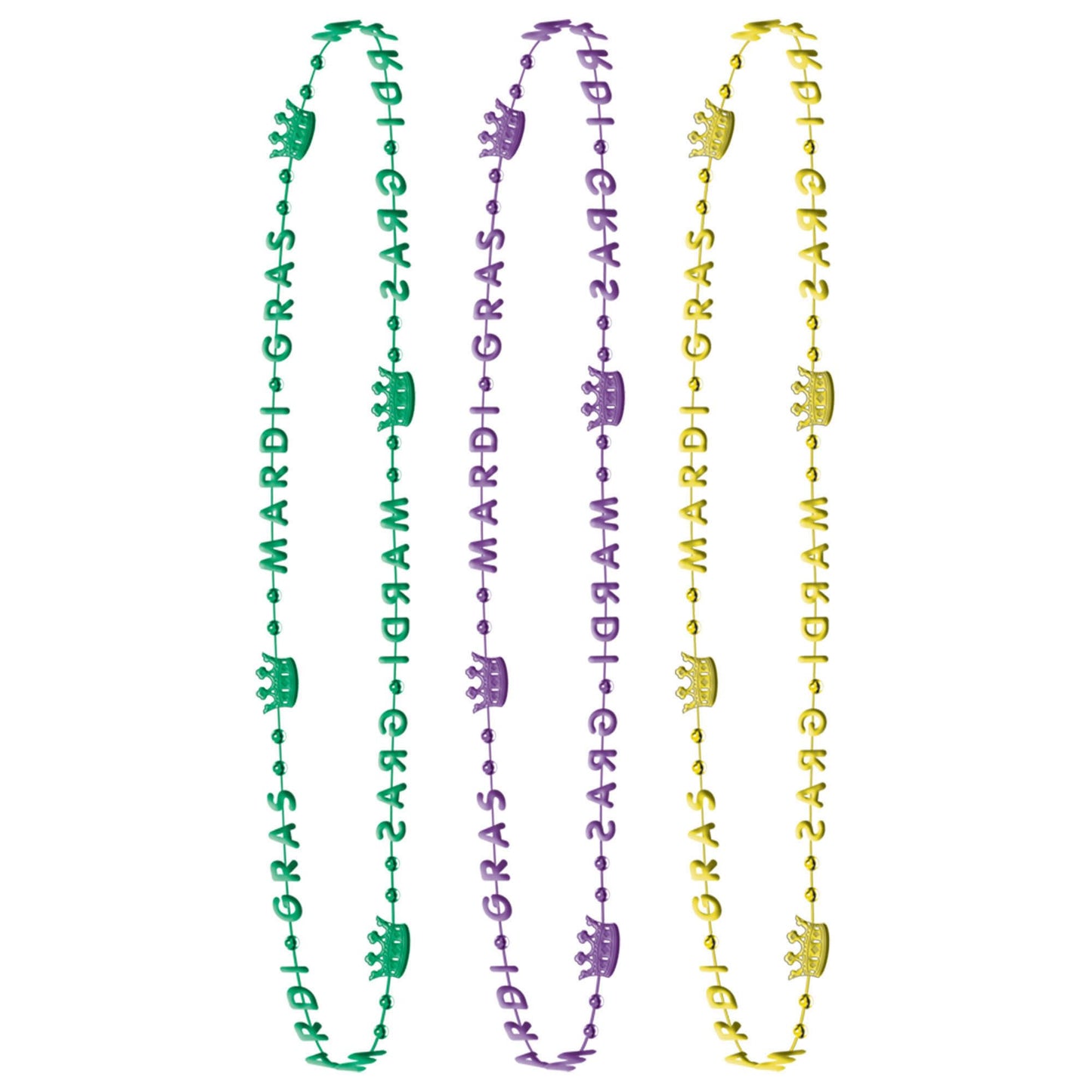 MARDI GRAS CROWN BEADS
