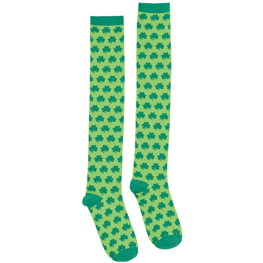 ST. PAT'S SHAMROCK KNEE SOCKS