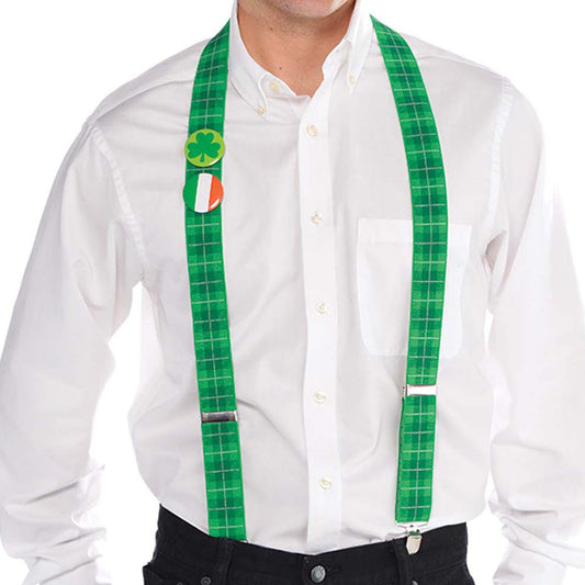 ST PATRICK'S SUSPENDERS WITH BUTTONS