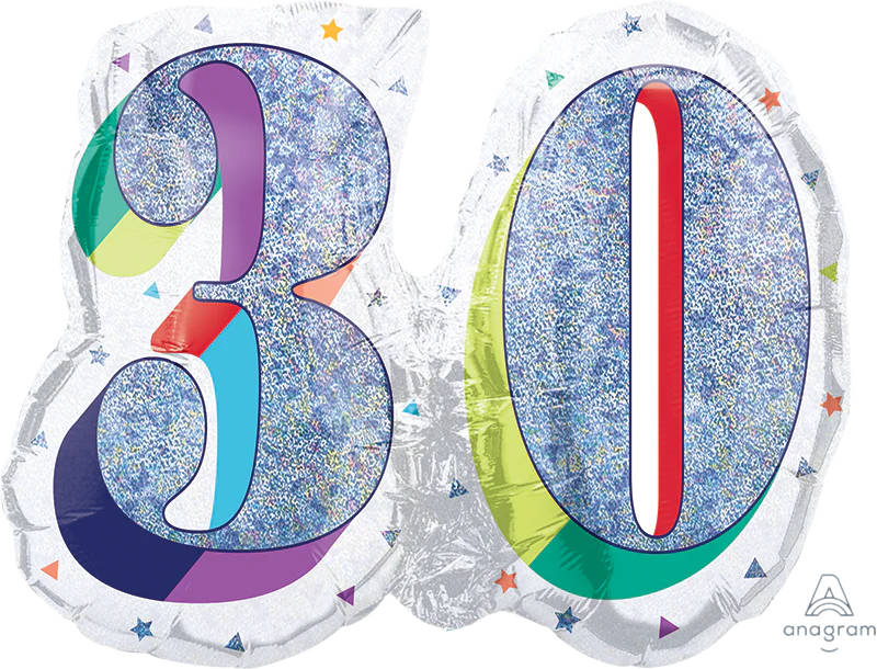 28" BIRTHDAY CELEBRATION 30 MYLAR