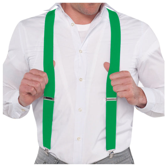 SUSPENDERS GREEN