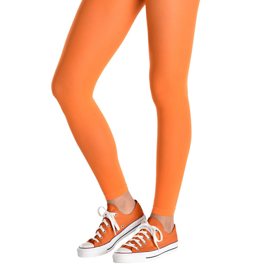 ORANGE FOOTLESS TIGHTS