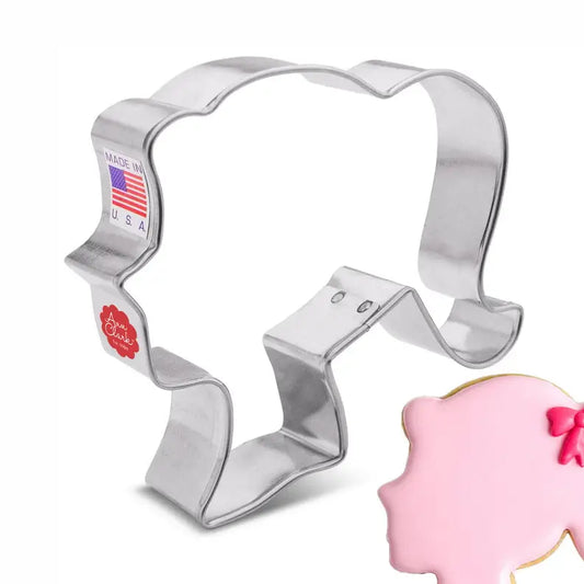 BARBIE HEAD COOKIE CUTTER