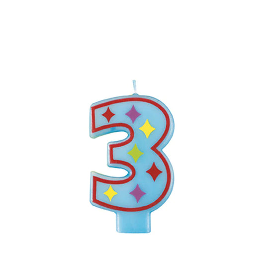 #3 DECORATIVE BIRTHDAY CANDLE